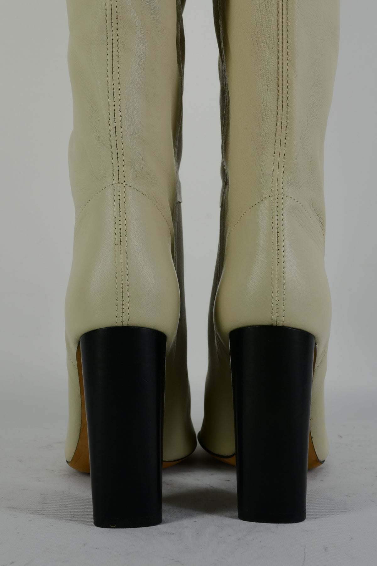 BUUTS Iro Overknees Leder creme 225065-6