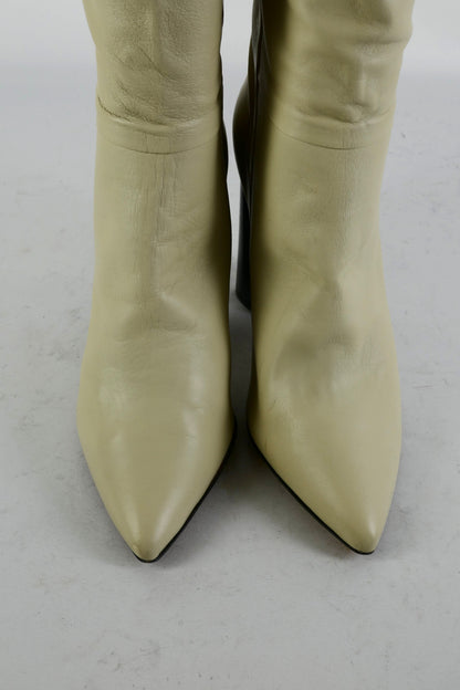 BUUTS Iro Overknees Leder creme 225065-7