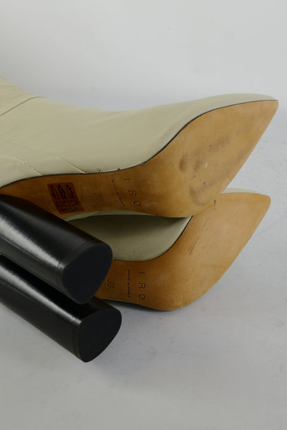 BUUTS Iro Overknees Leder creme 225065-8