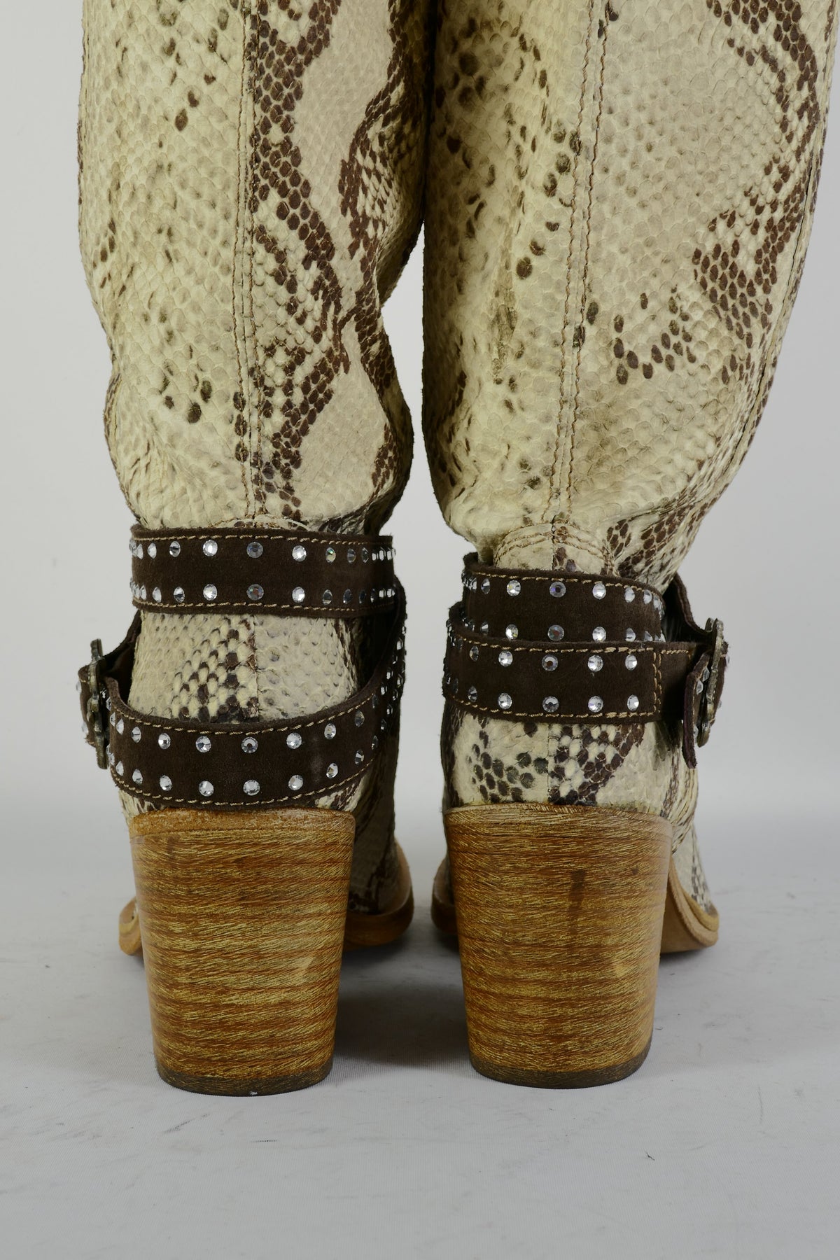 BUUTS Python Overknees Wildleder gemustert 225066-6