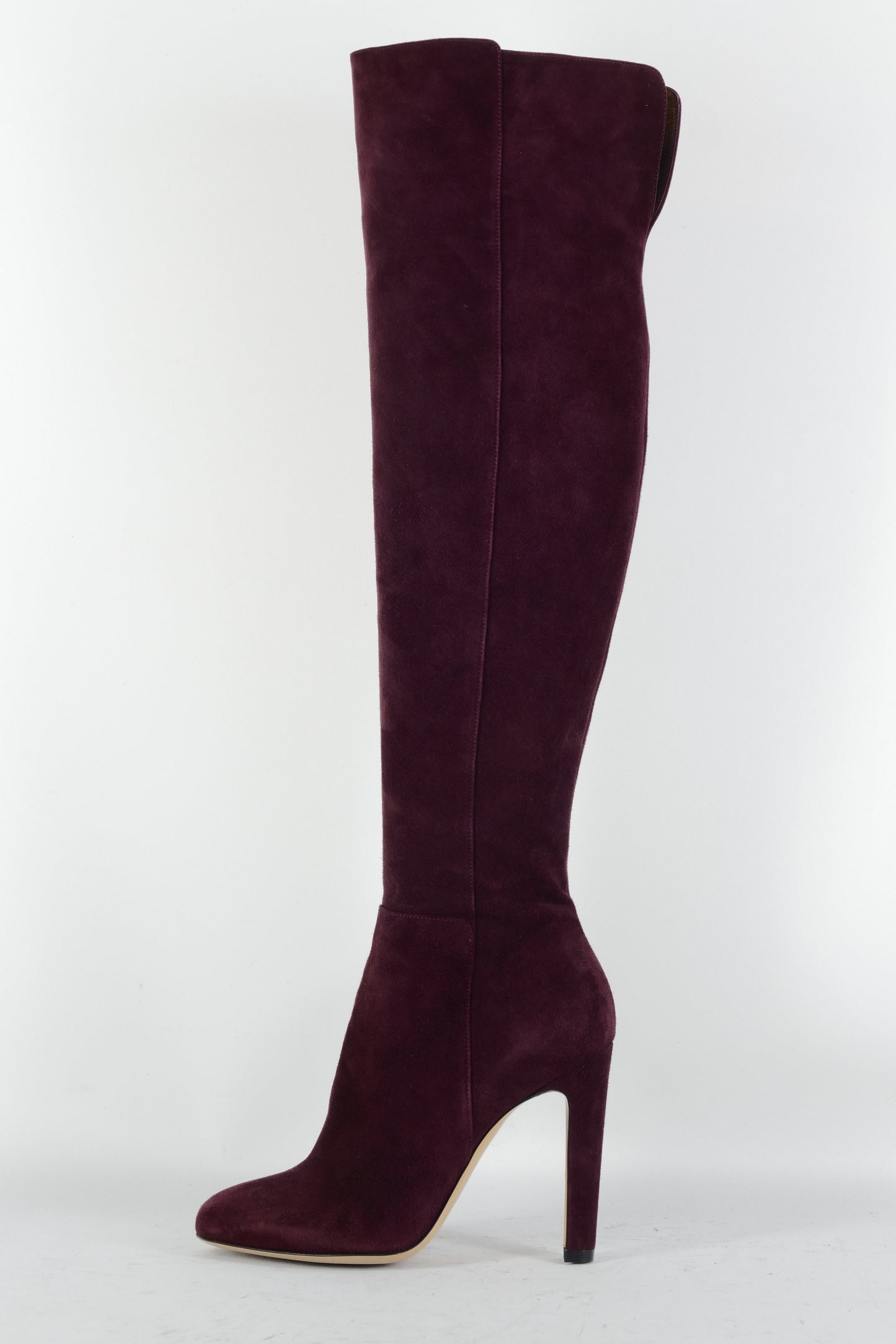 BUUTS Gianvito Rossi Hohe Stiefel Wildleder bordeaux 225069-1