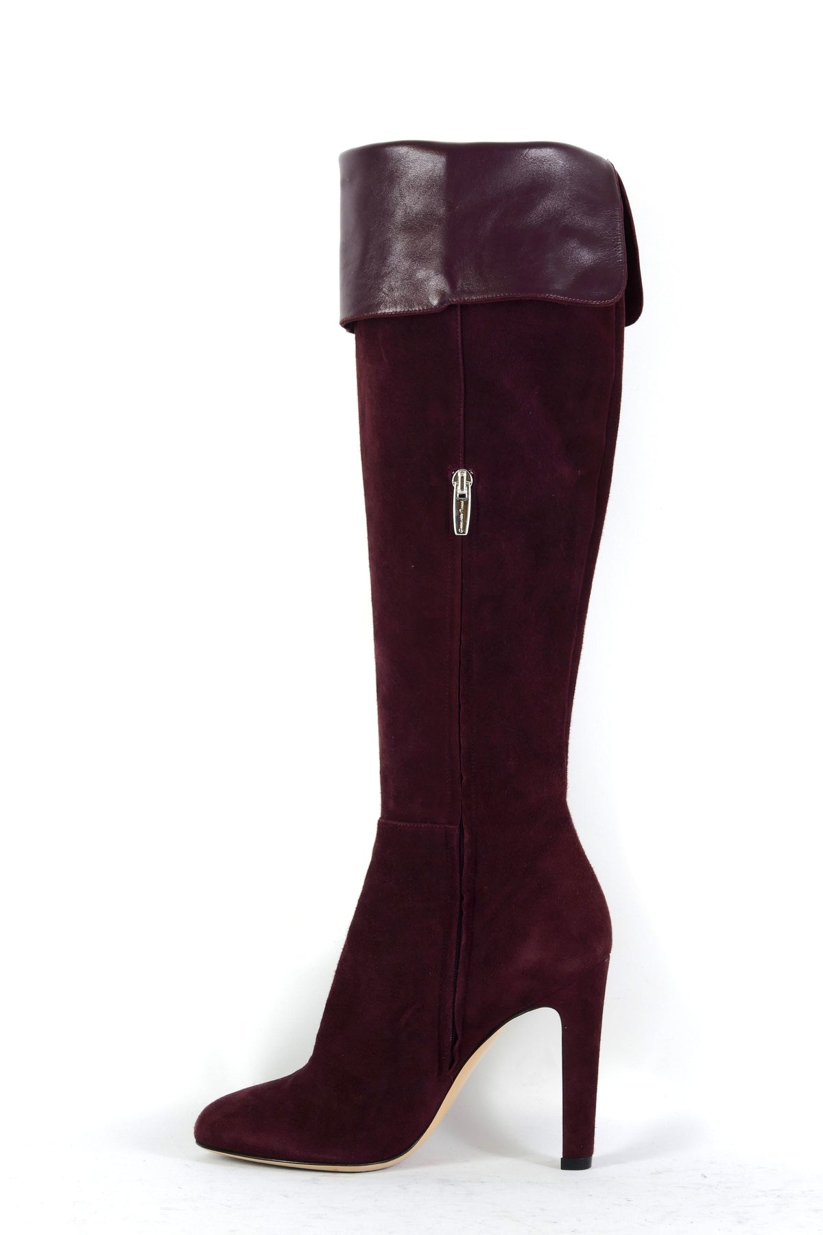 BUUTS Gianvito Rossi Hohe Stiefel Wildleder bordeaux 225069-11