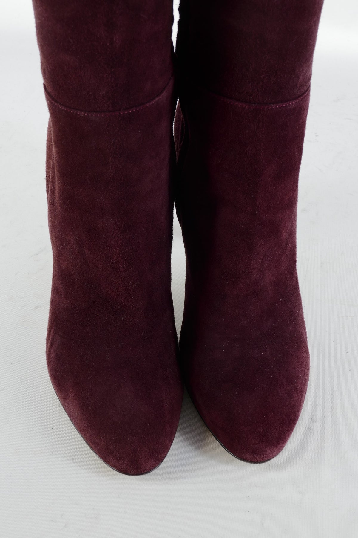 BUUTS Gianvito Rossi Hohe Stiefel Wildleder bordeaux 225069-7