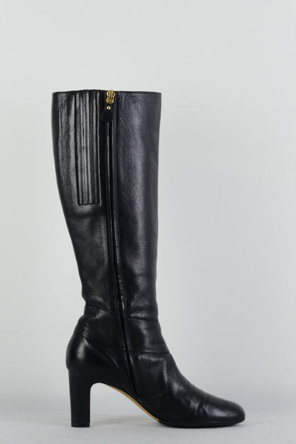 BUUTS Ferragamo Stiefel Leder schwarz 225070-3