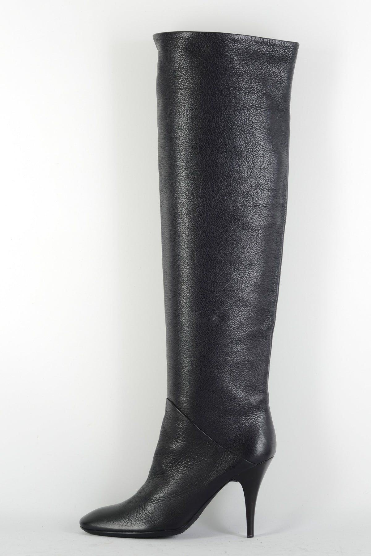 BUUTS Giuseppe Zanotti Hohe Stiefel Leder schwarz 225073-1