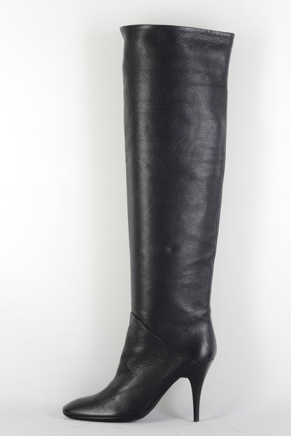 BUUTS Giuseppe Zanotti Hohe Stiefel Leder schwarz 225073-1