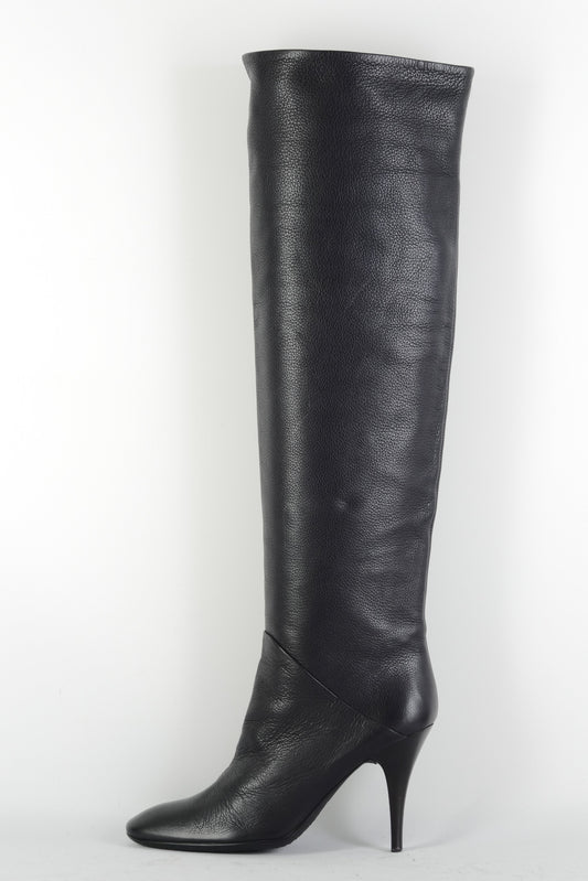 BUUTS Giuseppe Zanotti Hohe Stiefel Leder schwarz 225073-1