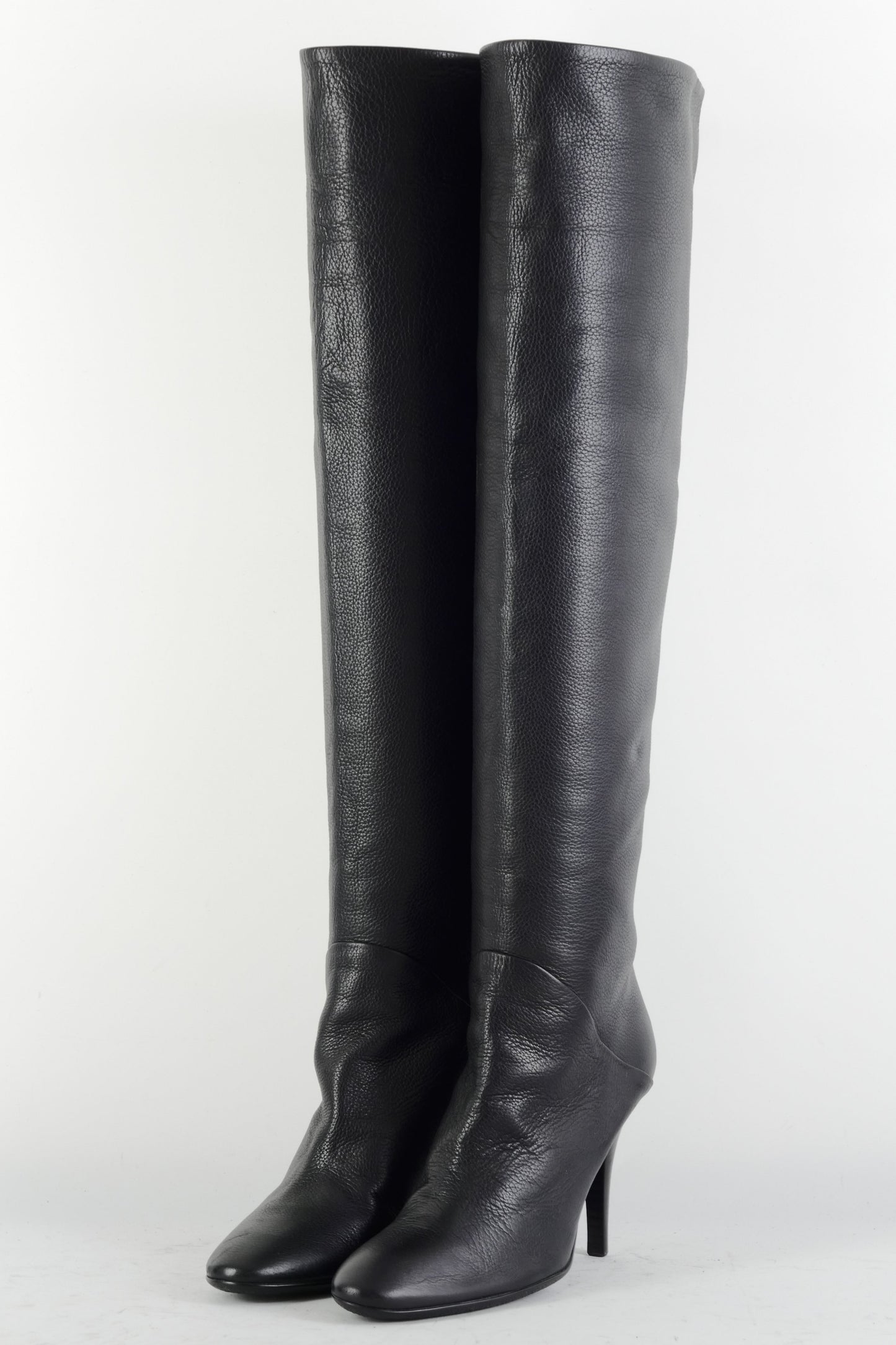 BUUTS Giuseppe Zanotti Hohe Stiefel Leder schwarz 225073-2