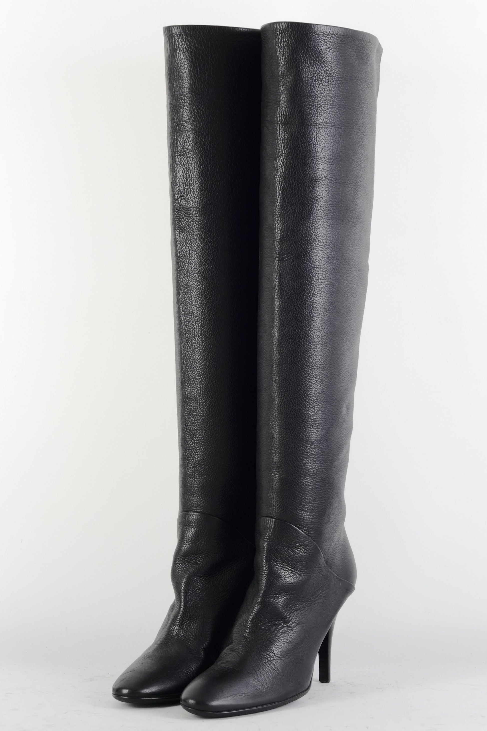 BUUTS Giuseppe Zanotti Hohe Stiefel Leder schwarz 225073-2