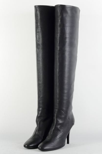 BUUTS Giuseppe Zanotti Hohe Stiefel Leder schwarz 225073-2
