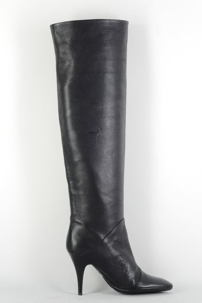 BUUTS Giuseppe Zanotti Hohe Stiefel Leder schwarz 225073-3