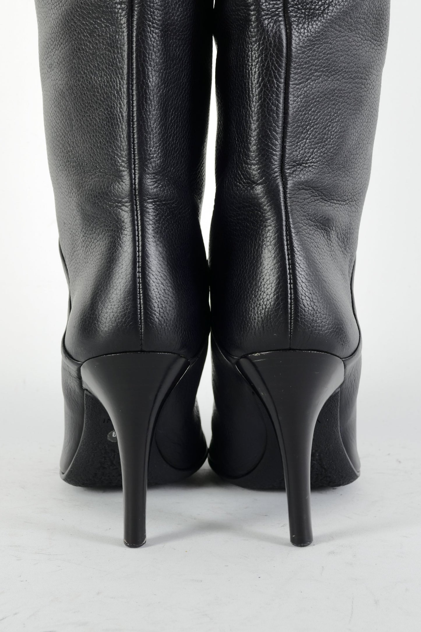 BUUTS Giuseppe Zanotti Hohe Stiefel Leder schwarz 225073-6