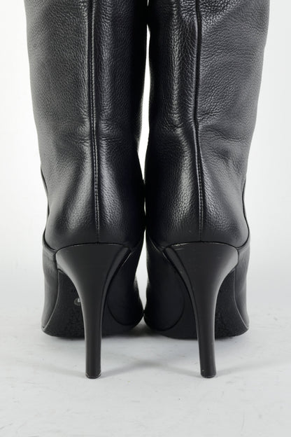 BUUTS Giuseppe Zanotti Hohe Stiefel Leder schwarz 225073-6