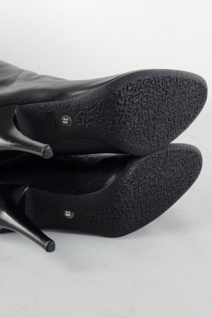 BUUTS Giuseppe Zanotti Hohe Stiefel Leder schwarz 225073-8
