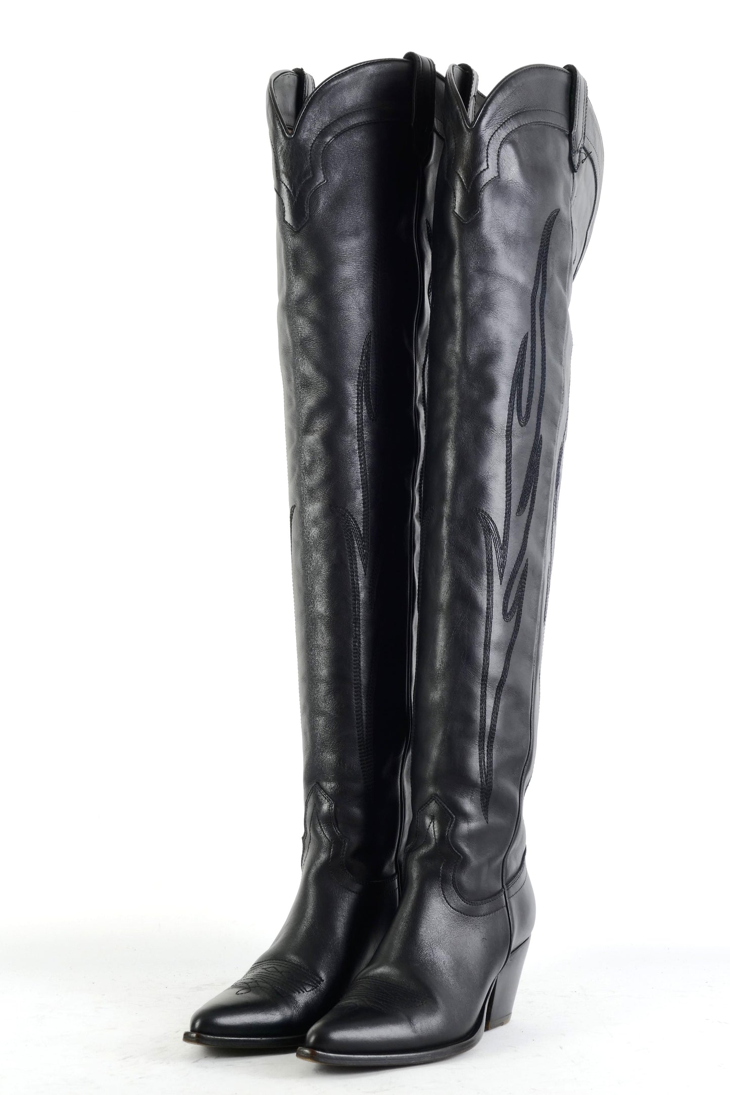 BUUTS Sonora Overknees Leder schwarz 225075-2