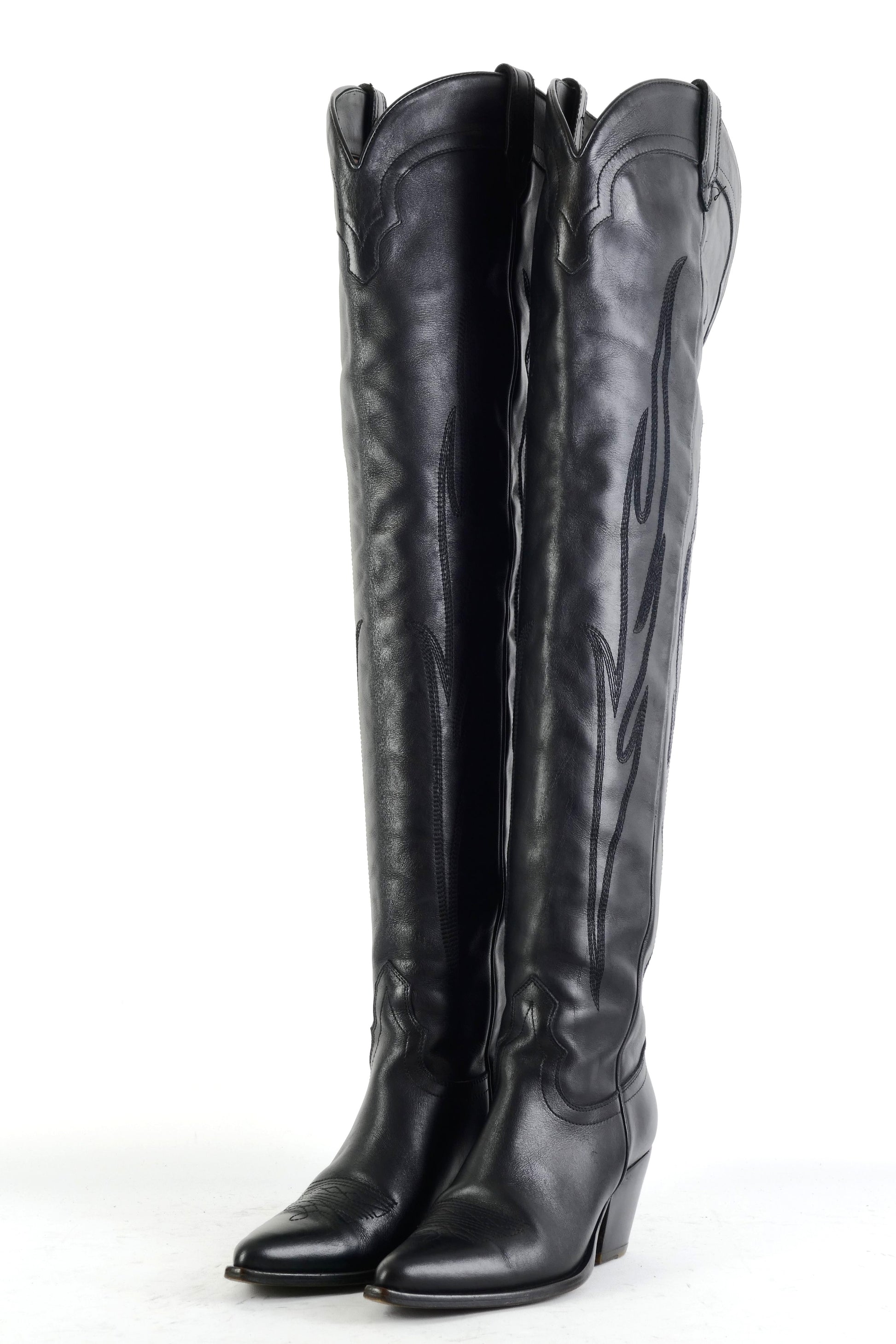 BUUTS Sonora Overknees Leder schwarz 225075-2