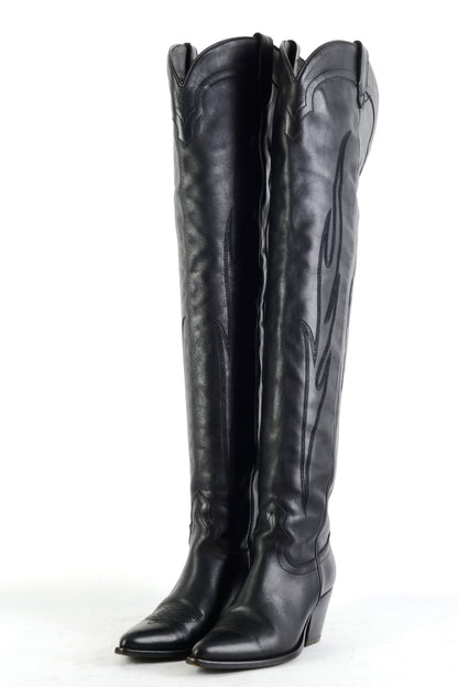 BUUTS Sonora Overknees Leder schwarz 225075-2