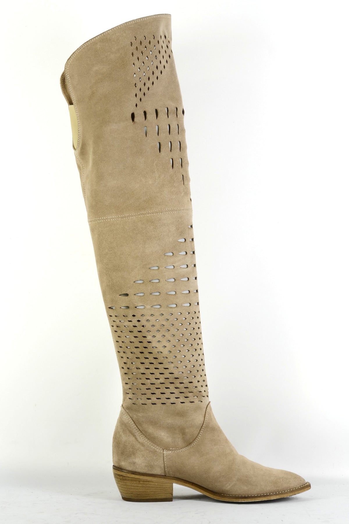 BUUTS Ovye Overknees Leder camel 225076-3