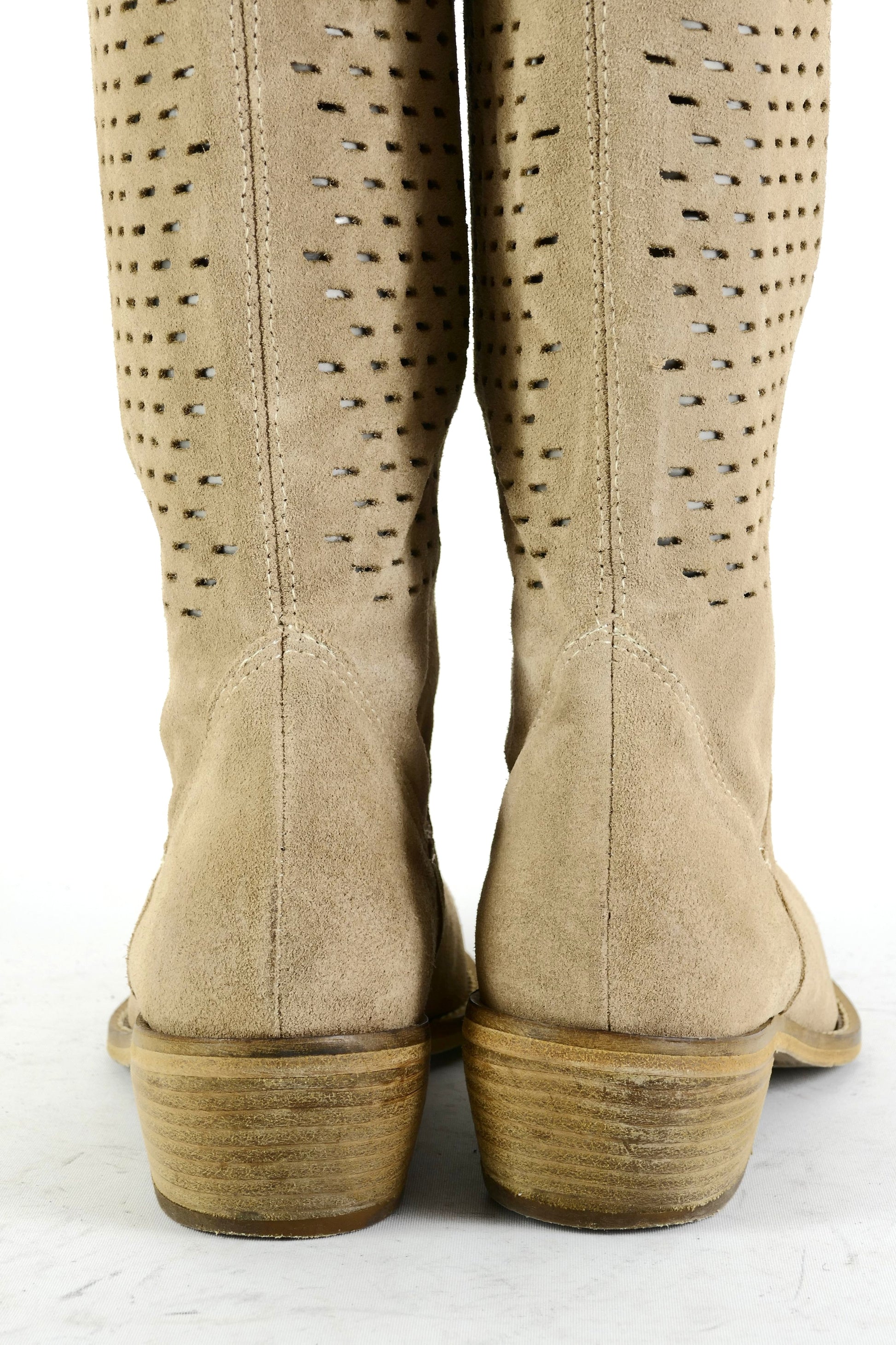 BUUTS Ovye Overknees Leder camel 225076-6