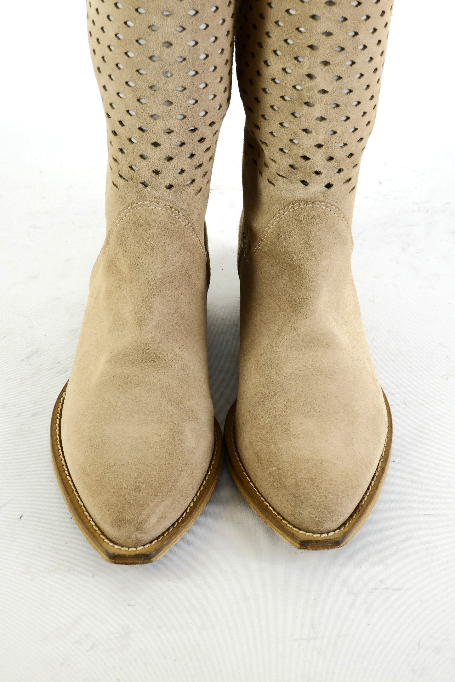 BUUTS Ovye Overknees Leder camel 225076-7