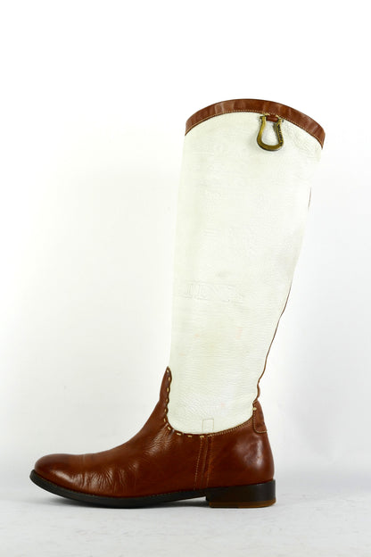 BUUTS La Martina Stiefel Leder weiß 225078-1