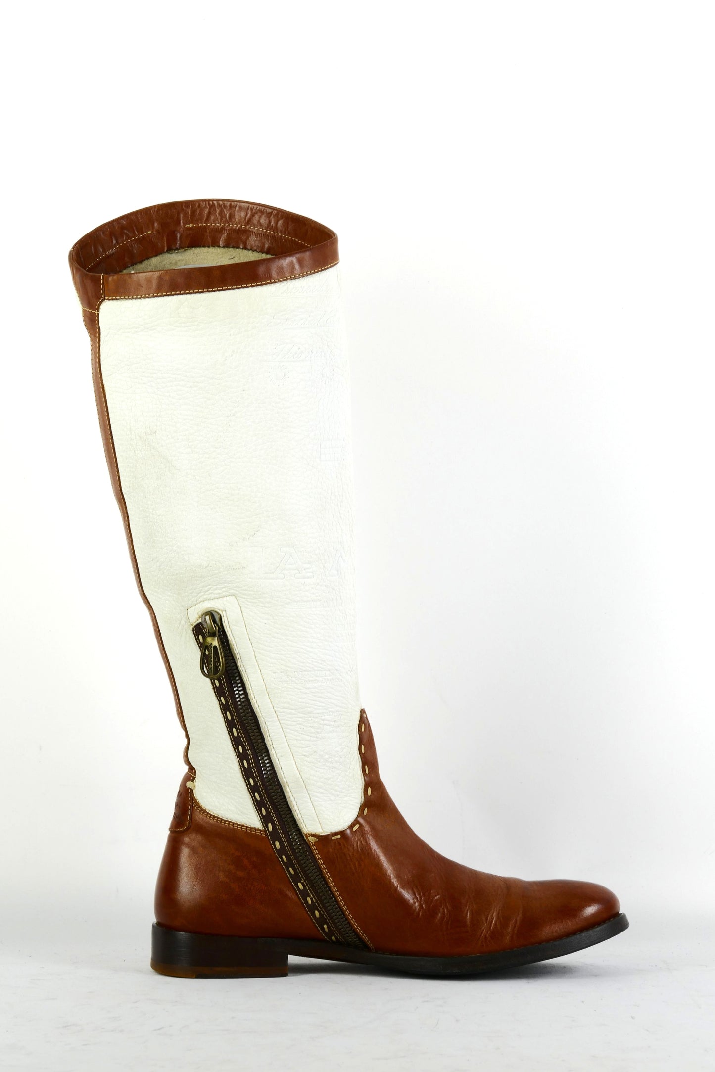 BUUTS La Martina Stiefel Leder weiß 225078-3