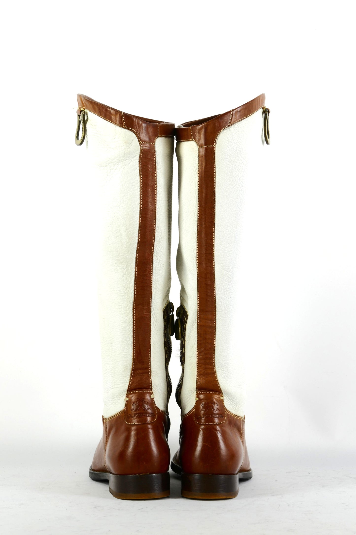 BUUTS La Martina Stiefel Leder weiß 225078-5