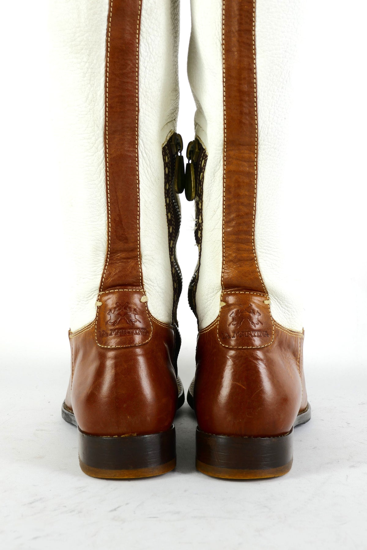 BUUTS La Martina Stiefel Leder weiß 225078-6