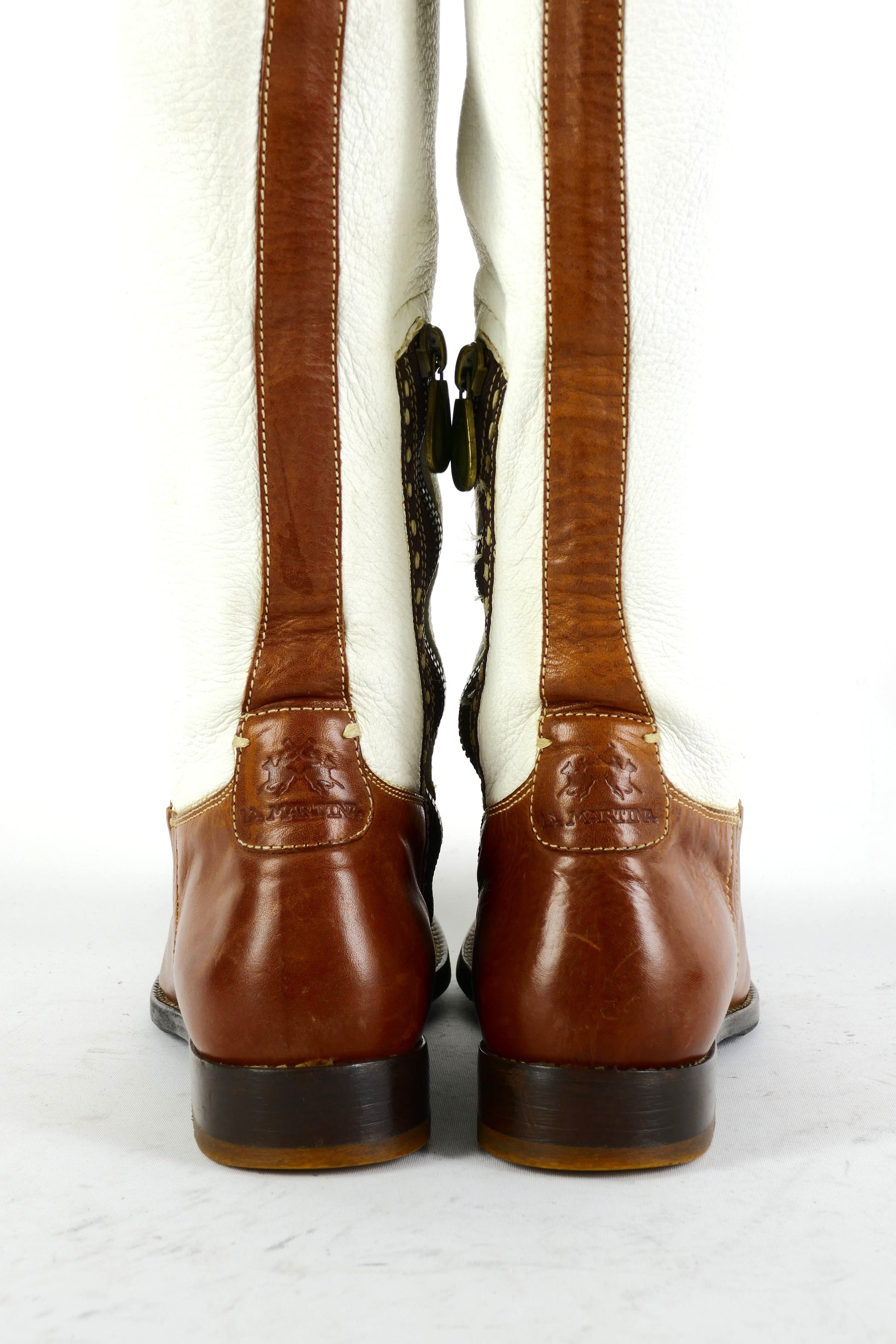 BUUTS La Martina Stiefel Leder weiß 225078-6