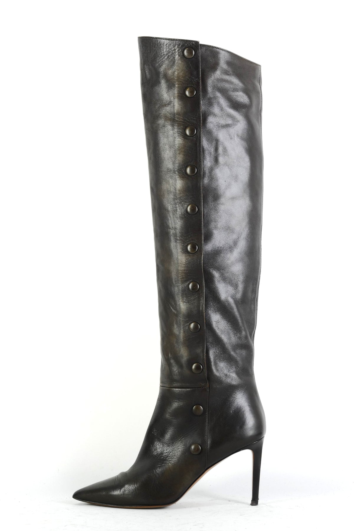 BUUTS L'Autre Chose Hohe Stiefel Leder anthrazit 225079-1