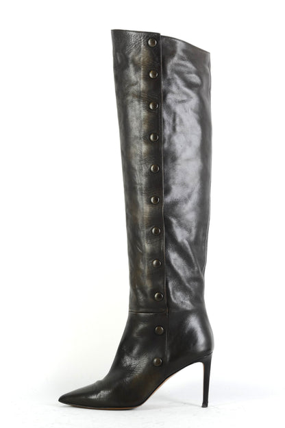 BUUTS L'Autre Chose Hohe Stiefel Leder anthrazit 225079-1
