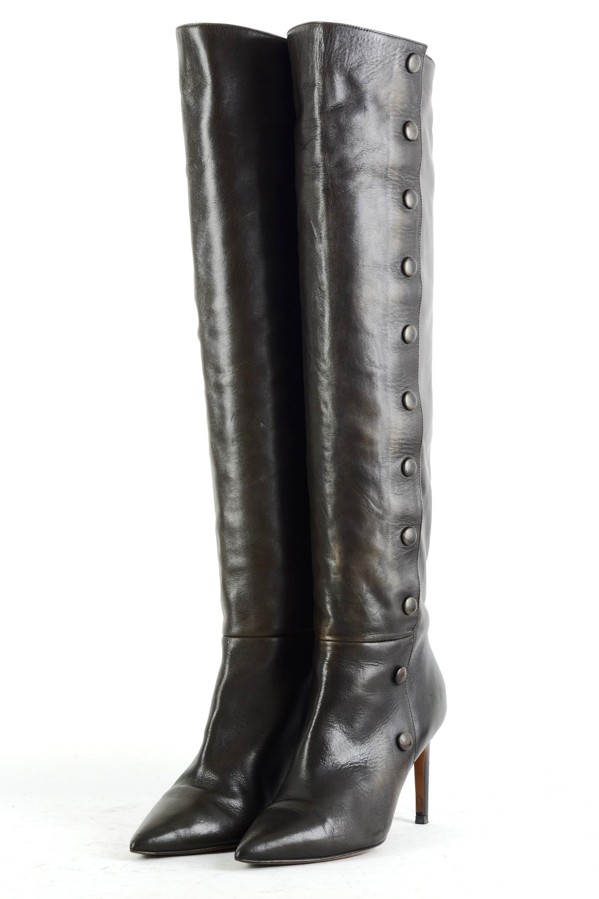 BUUTS L'Autre Chose Hohe Stiefel Leder anthrazit 225079-2