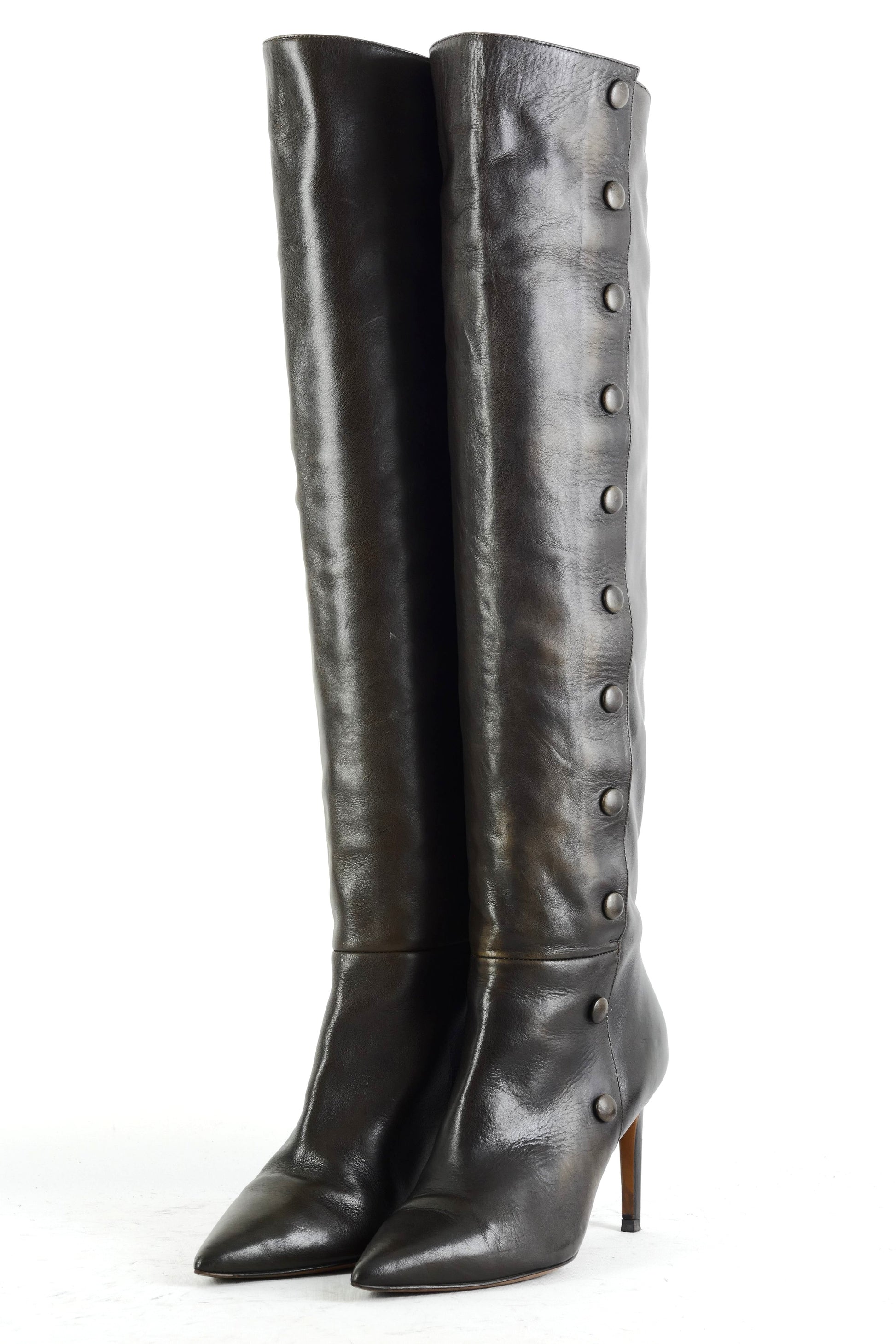 BUUTS L'Autre Chose Hohe Stiefel Leder anthrazit 225079-2