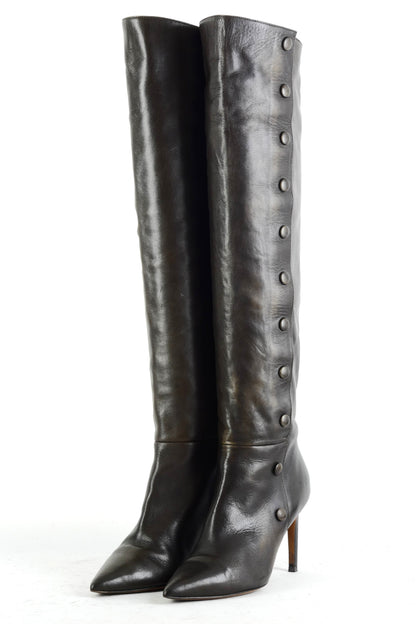 BUUTS L'Autre Chose Hohe Stiefel Leder anthrazit 225079-2