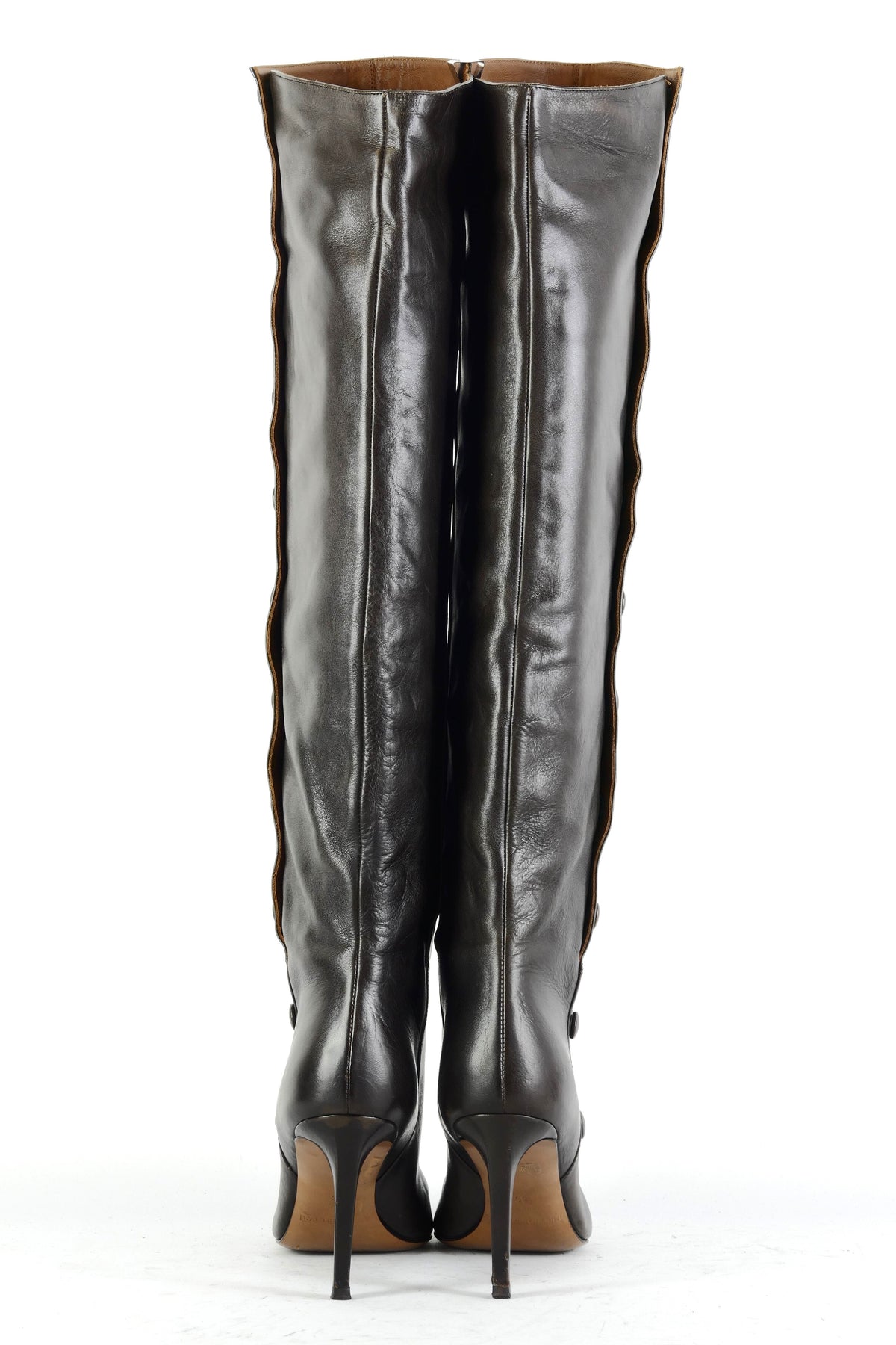BUUTS L'Autre Chose Hohe Stiefel Leder anthrazit 225079-5
