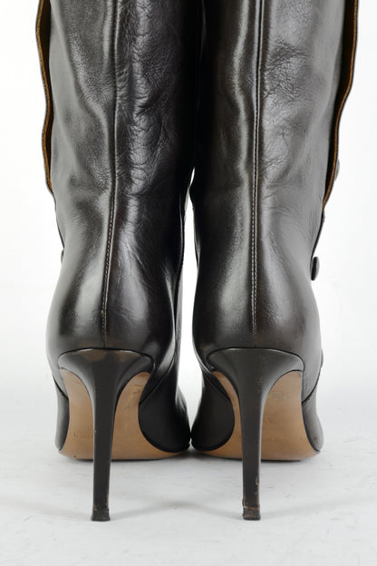 BUUTS L'Autre Chose Hohe Stiefel Leder anthrazit 225079-6