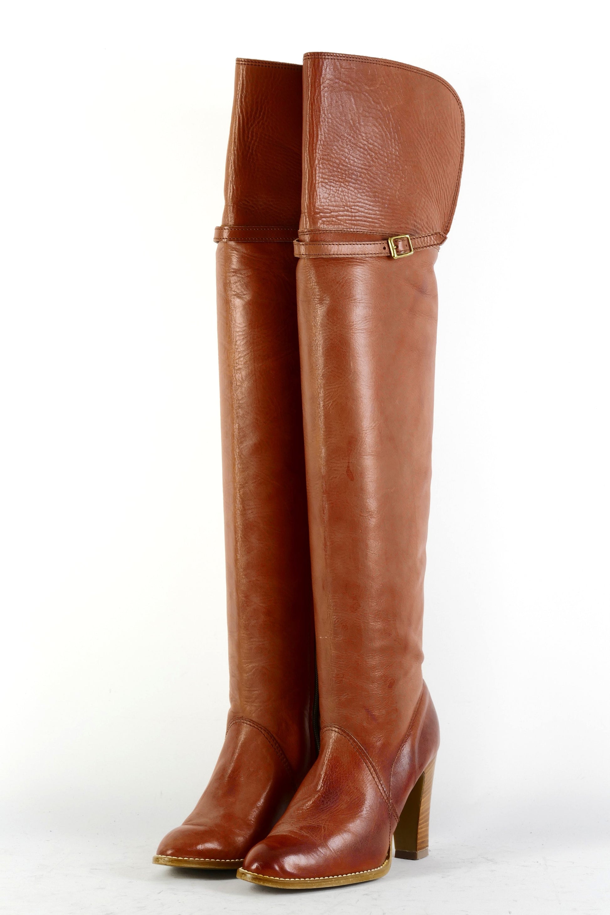 BUUTS Anita Vintage-Stiefel Leder braun 225080-2