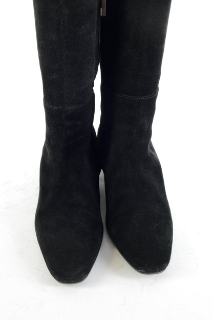 BUUTS Aeyde Overknees Wildleder schwarz 225082-7
