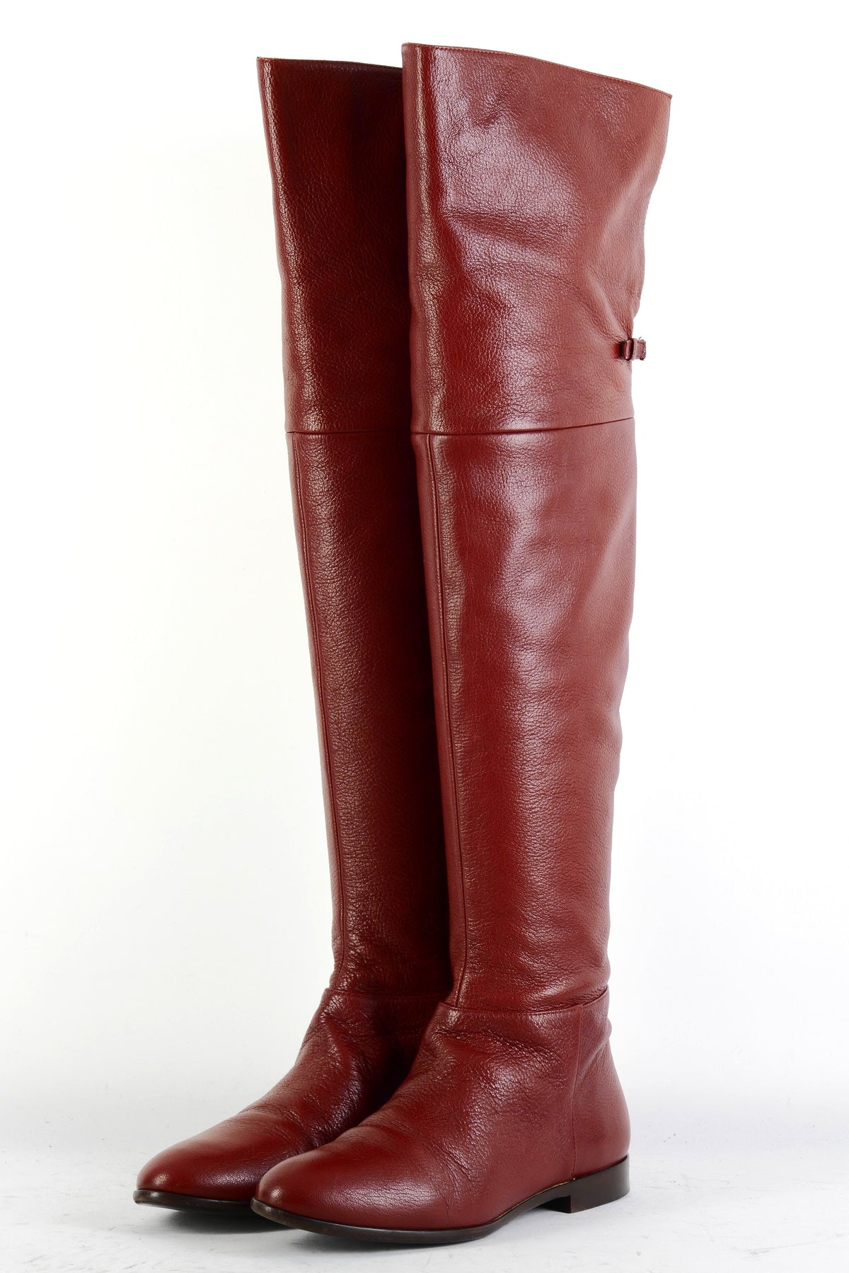 BUUTS Grey Mer Overknees Leder bordeaux 225083-2