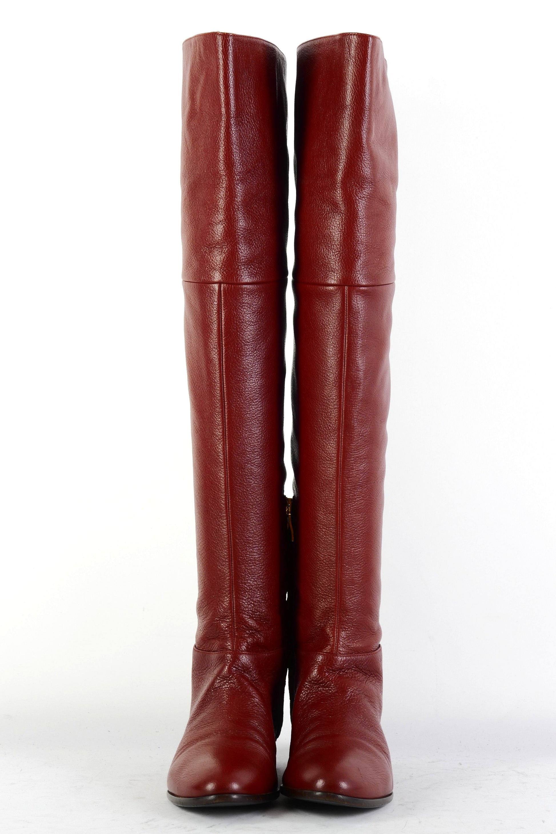 BUUTS Grey Mer Overknees Leder bordeaux 225083-4