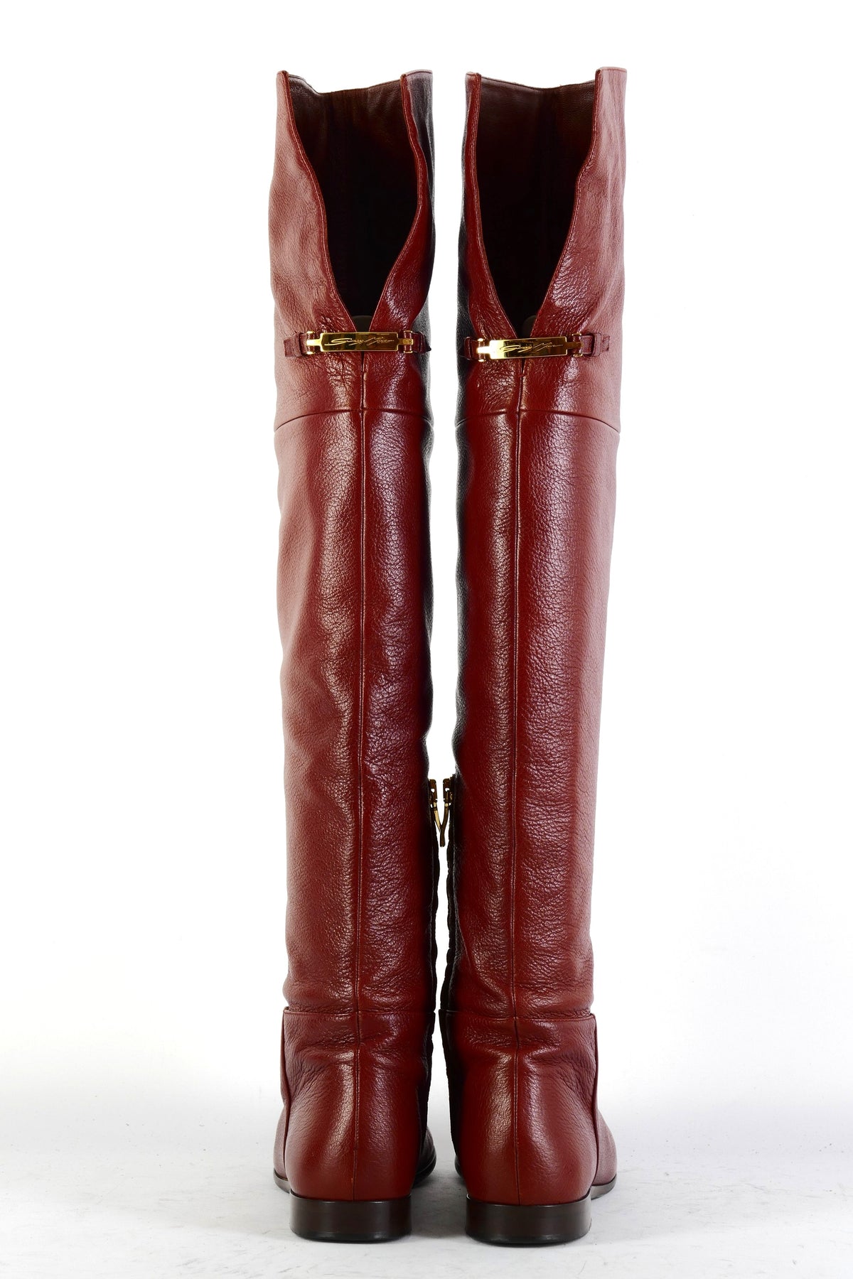 BUUTS Grey Mer Overknees Leder bordeaux 225083-5