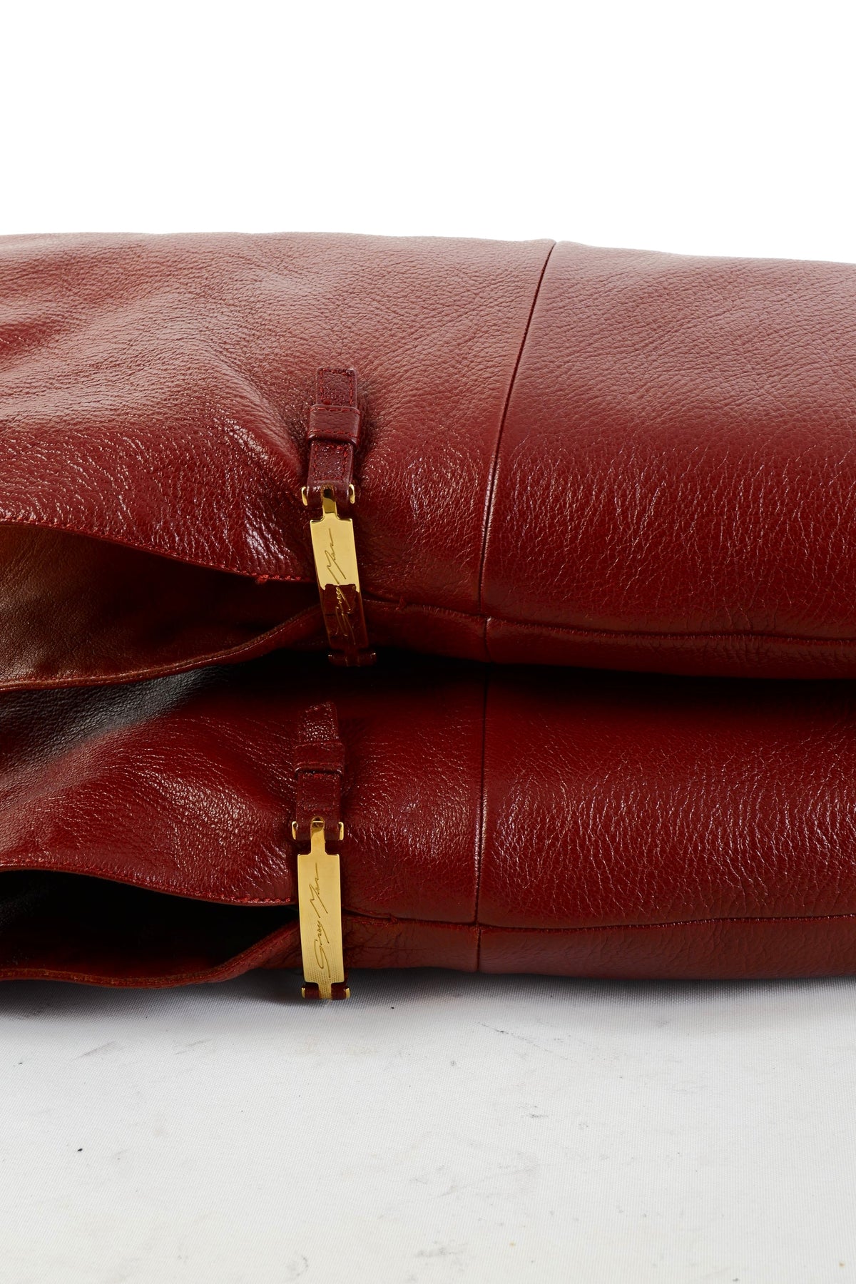 BUUTS Grey Mer Overknees Leder bordeaux 225083-9