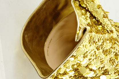 BUUTS Stuart Weitzmann Overknees Pailletten gold 225084-10