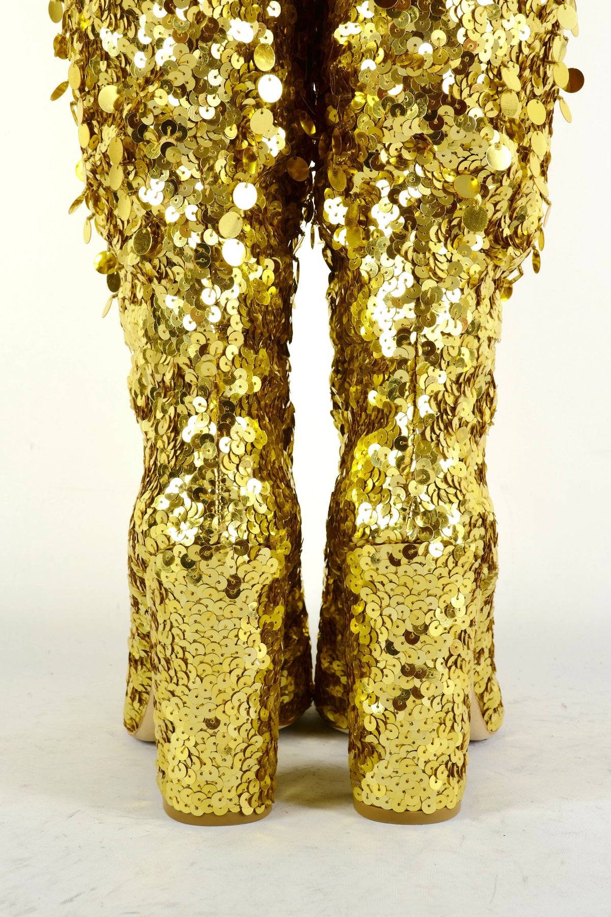 BUUTS Stuart Weitzmann Overknees Pailletten gold 225084-6