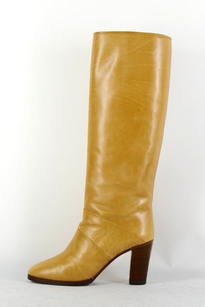 BUUTS Yan Bett Vintage-Stiefel Leder beige 225085-1