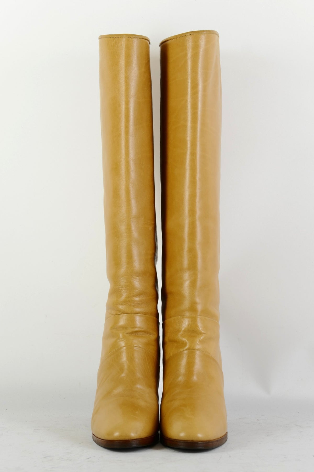 BUUTS Yan Bett Vintage-Stiefel Leder beige 225085-4
