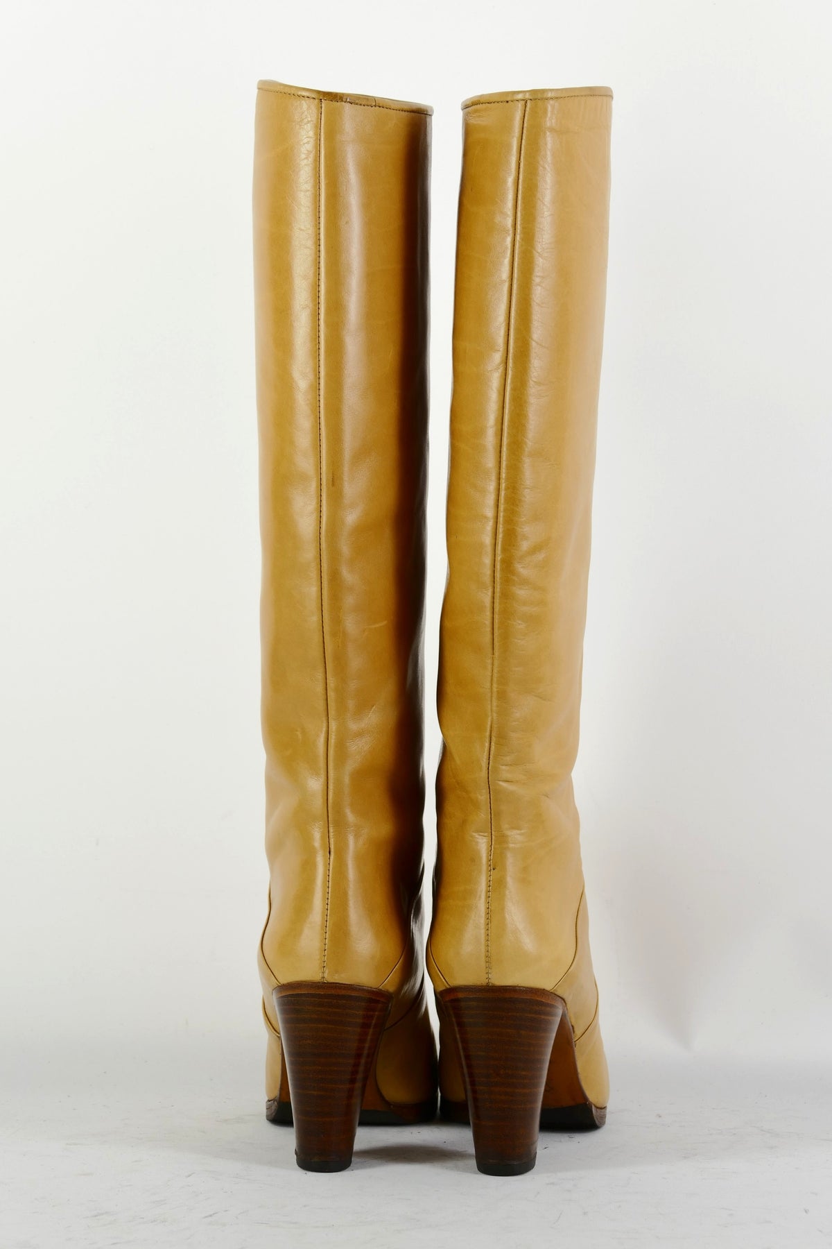 BUUTS Yan Bett Vintage-Stiefel Leder beige 225085-5