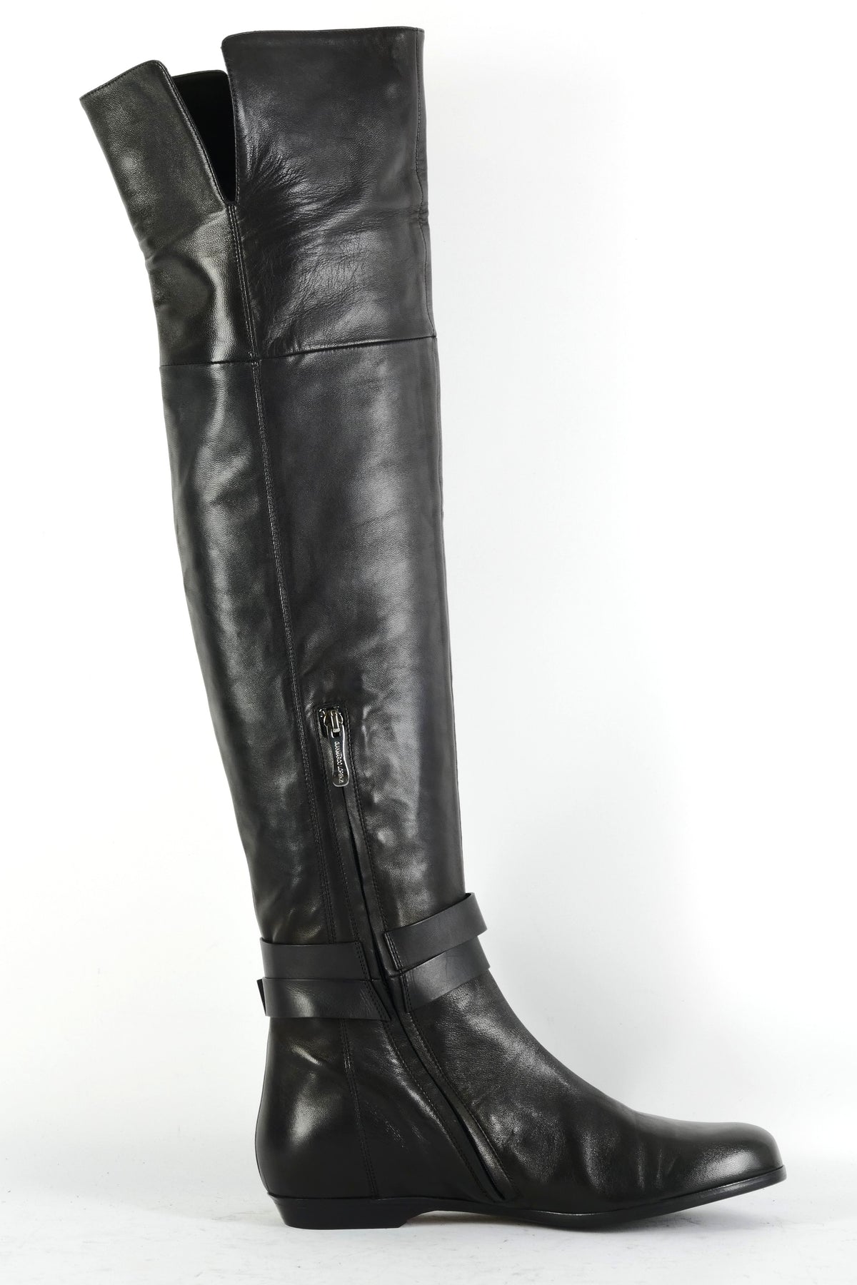 BUUTS Gianmarco Lorenzi Overknees Leder schwarz 225086-3