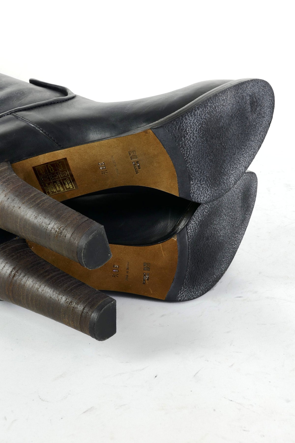BUUTS Boss Orange Stiefel Leder schwarz 225087-7