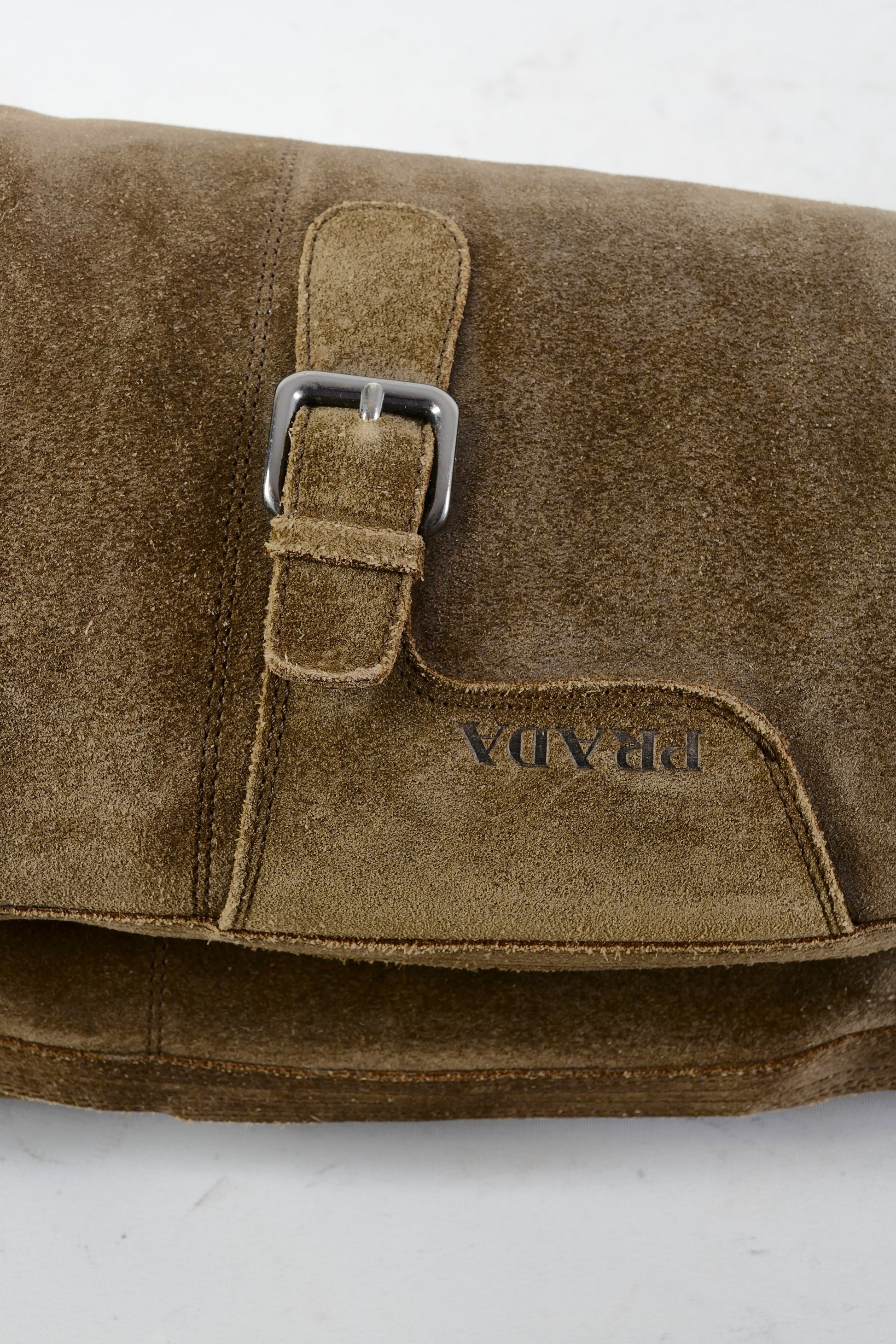 BUUTS Prada Hohe Stiefel Wildleder braun 225088-9